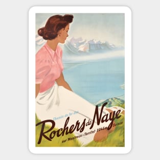 Rochers de Naye, sur Montreux, Sticker